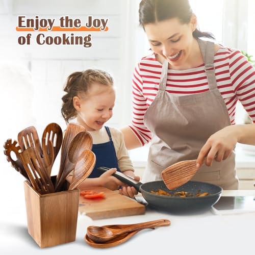 Wooden Spoons for Cooking (11Pcs Set)
