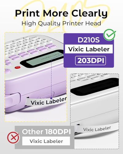 Label Maker Machine with Tapes (Purple Label Maker)