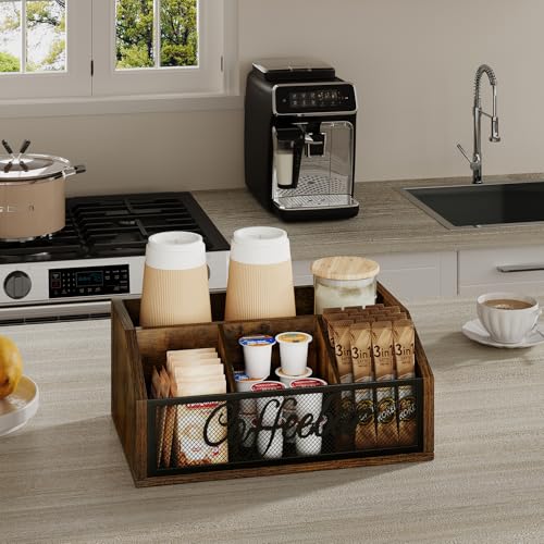 Coffee Station Organizer for Countertop