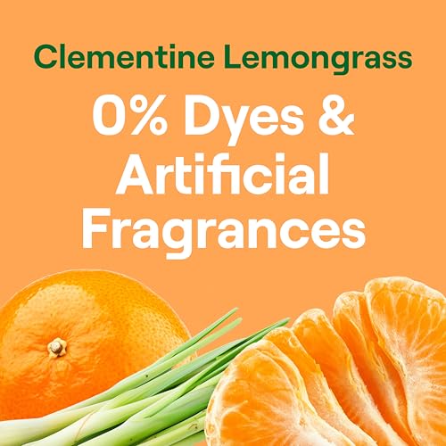Dish Liquid Soap Clementine Zest Lemongrass Dishwashing Soap Liquid Soap 19 oz (19 Fl Oz (Pack of 1))