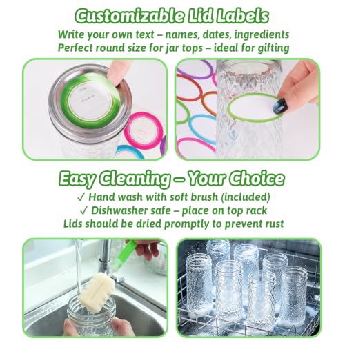 12 oz Glass Mason Jars (12oz-8pcs-D)