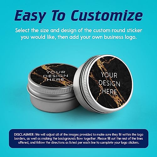 Custom Vinyl Stickers Your Image (100 Count)