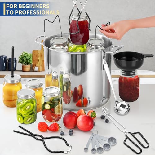 Canning Supplies Starter Kit (9-Pcs Set / Black)
