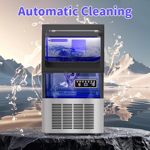 Nugget Ice Maker Machine 80LB (80Lbs/Day / Chewing ice)