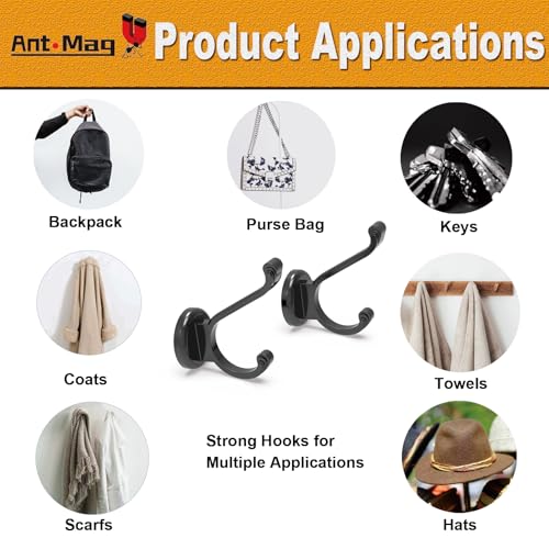 Magnetic Hooks Heavy Duty 140LBS (4 Count)