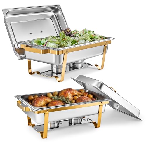 Chafing Dishes for Buffet (2 Packs)