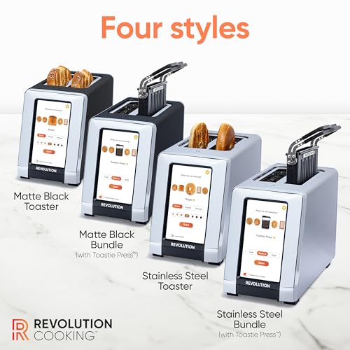 R180 Connect Touchscreen Smart Toaster with High (Matte Black / R180 Connect)