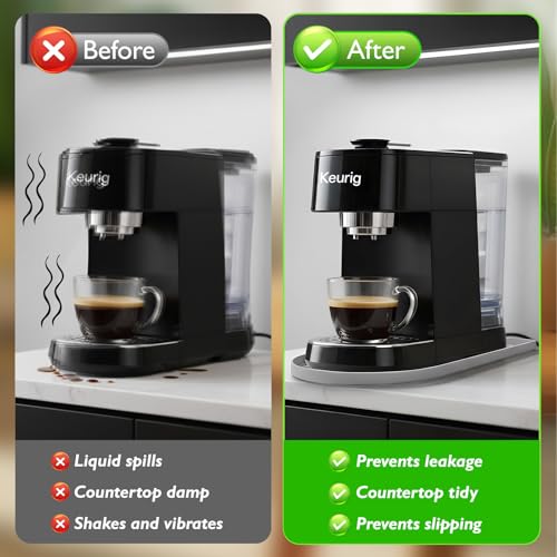 Silicone Coffee Mat (Grey / 15.8" x 9.8")