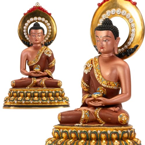 Hand Painted Amitabha Buddha Statue