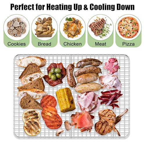 Stainless Steel Large Cooling Racks Set (15.3" x 11.3")