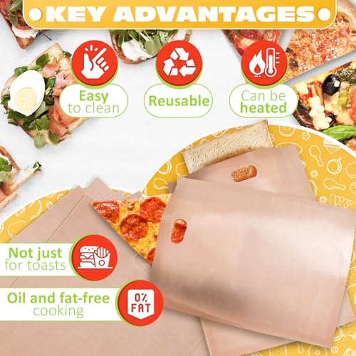 Reusable Toaster Bags 12 Pcs