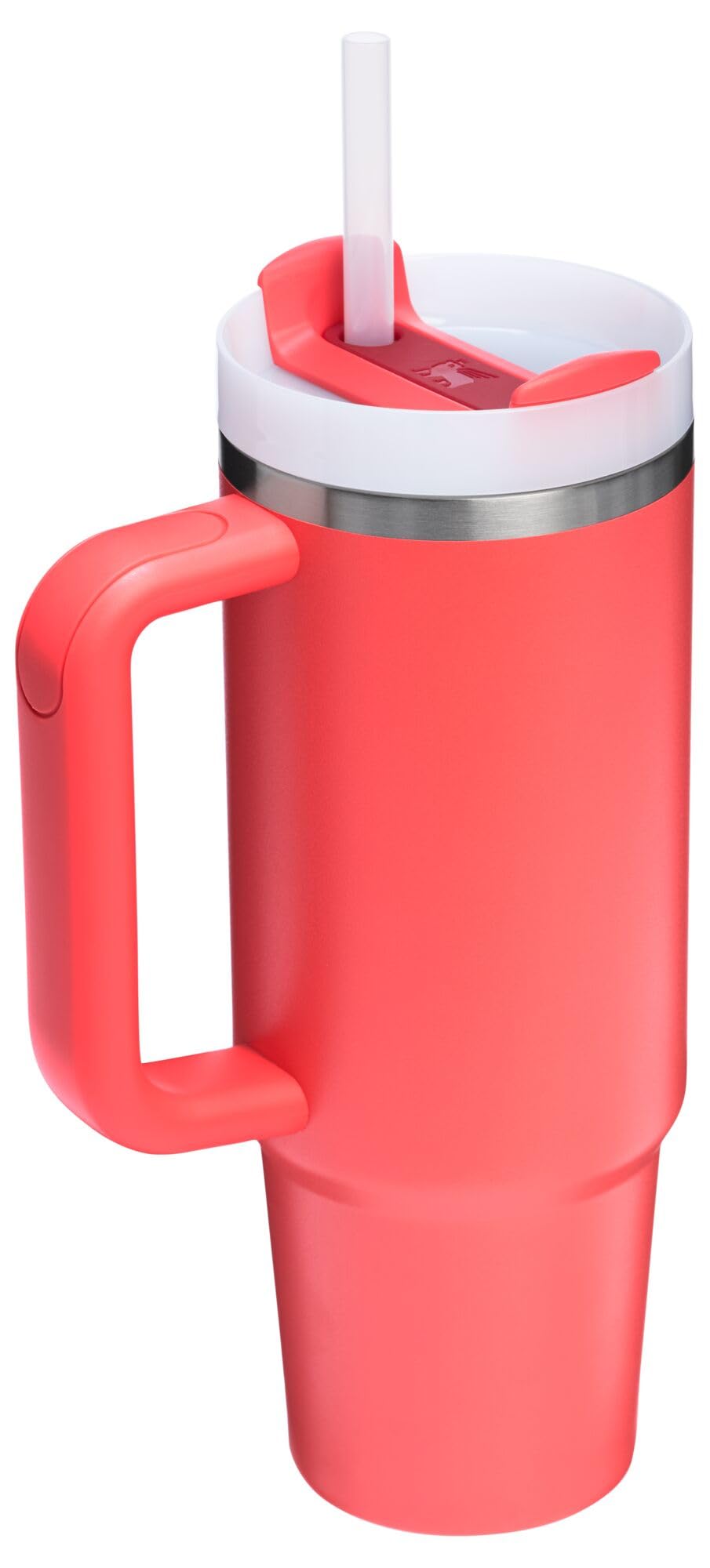 Quencher H2.0 Tumbler with Handle and Straw 30 oz (30 Ounces / Hot Coral)