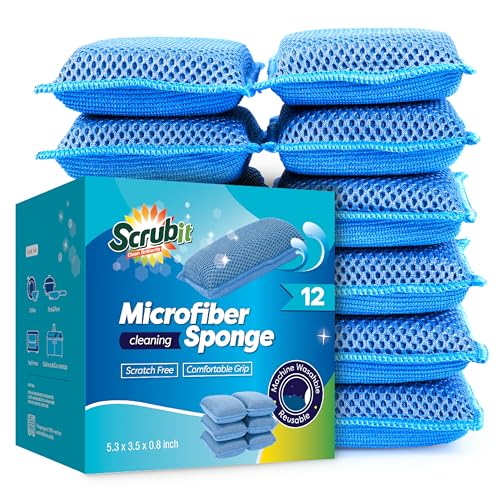 Reusable Sponges for Dishes (12 Count)