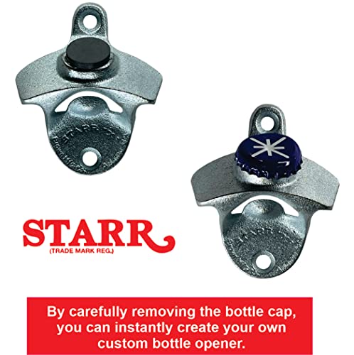 Original Wall Mounted Bottle Opener with Magnetic Cap
