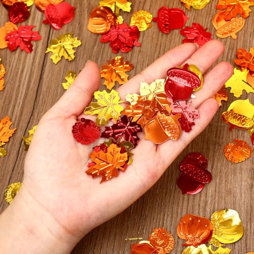 Fall Thanksgiving Glitter Confetti