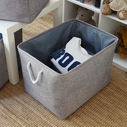 Storage Baskets for Organizing (Grey / 3PCS/Extra Jumbo - 20.5Lx15.7Wx13.8H)