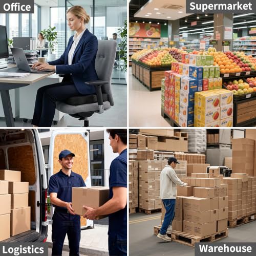 6 up 3-1/3“ x 4” Sticker Labels Shipping Address Labels for Laser & Inkjet Printers, 100 Sheets, Total 600 Labels (3-1/3" x 4" (6-UP) / 100 Sheets)