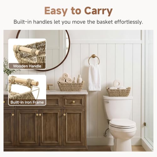 Small Baskets for Shelf (Natural(Seagrass) / Small)