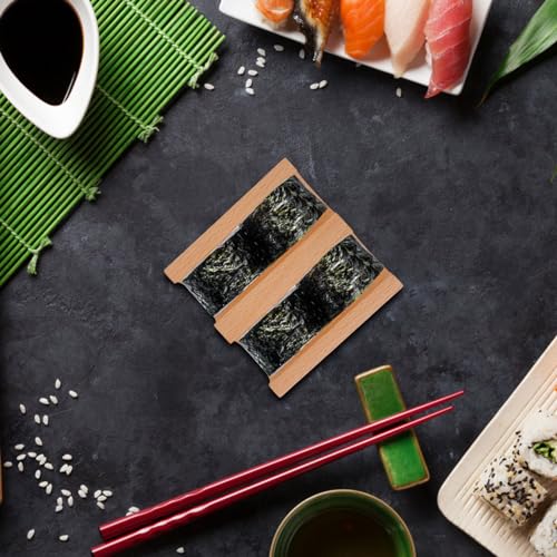 Hand Roll Sushi Holder U Shaped Sushi Stand Taco Rack Serving Plate for Japanese Cuisine Home Kitchen Party 4.52X3.93X1.57In