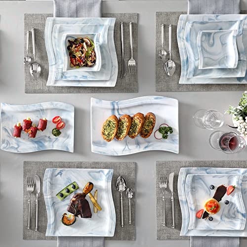 Plates and Bowls Sets (26 Piece(Service for 6) / Blue)