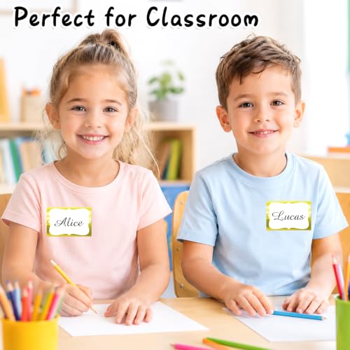 Gold Name Tags (Holographic Gold / 2 x 3 inch)