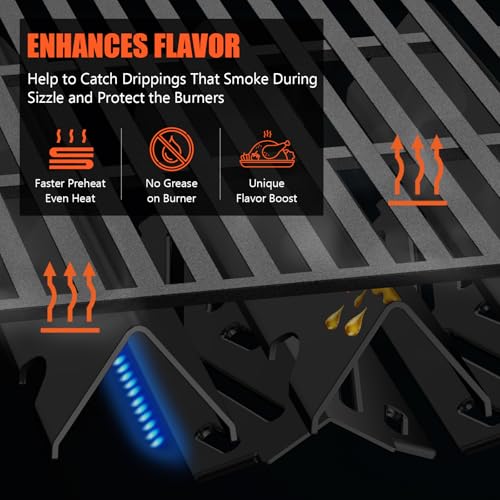 Genesis ii Flavorizer Bars and Genesis ii Heat Deflector for Weber GS4 Genesis II 300 ii E (C1 96032+66040)