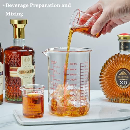 4 oz 120 ml Glass Measuring Cup with V (120 ML (4 Oz)-SINGLE)