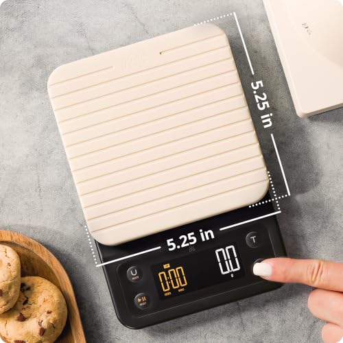 Coffee Scale with Timer (Birch)