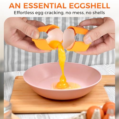 Egg Cracker Tool (Yellow - 1 Pc)