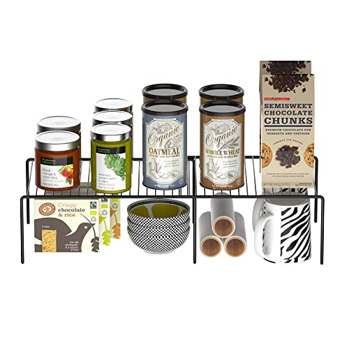 Expandable Metal Rustproof Kitchen Counter Shelf Rack (6 Count)