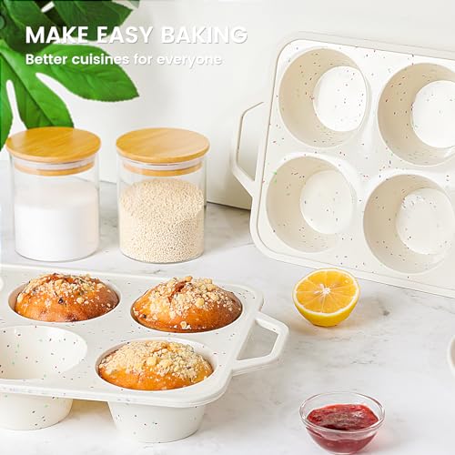 Jumbo Muffin Pan with Metal Reinforced Frame (Jumbo)