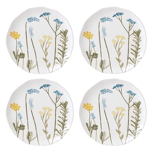 896608 Wildflowers Accent Plates (Accent Plates, Set of 4)