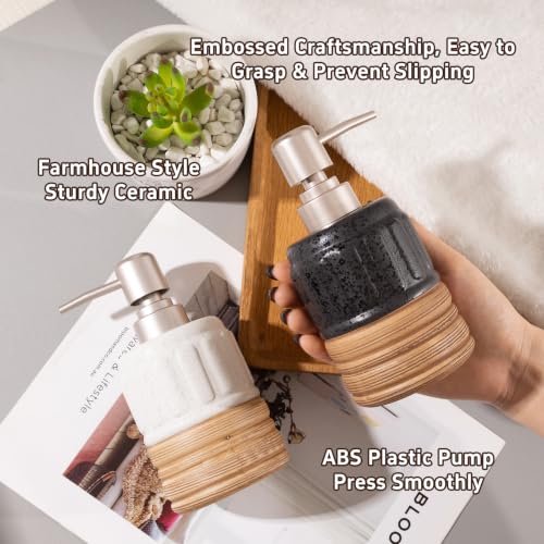 2 Pcs Soap Dispenser Bathroom (2 Pcs x 14Oz Soap Dispenser)