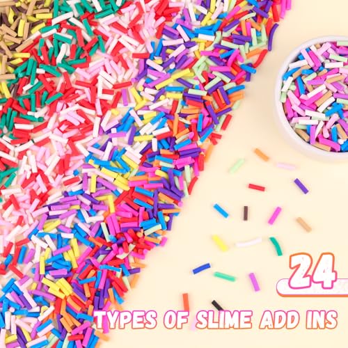 24 Grid Slime Mix Ins Slime Add Ins (24 Colors Series-C)
