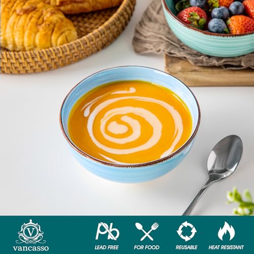 Bonita 12 Oz Small Bowls Set of 6 (Cool Color / 12 Oz)