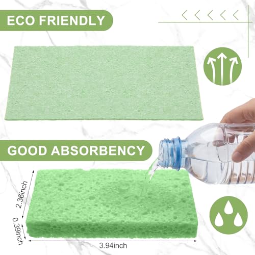 48 Pcs Sponges Bulk Sponges Kitchen Compressed Sponge (Green)