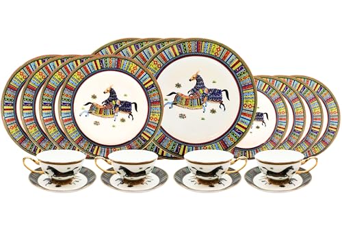 Porcelain Dinnerware Set for 4
