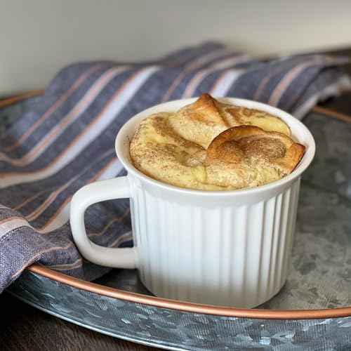 2 Pack 20oz Ceramic Meal Mugs with BPA (Meal Mug Set)