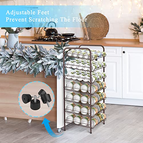 Can Rack Organizer Soda Can Storage Drink Shelf for Pantry (84 Count)