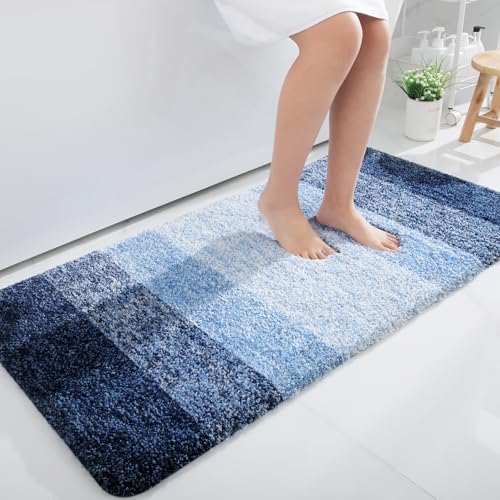 Bathroom Runner Rug 40x24 (40" X 24" / Navy)