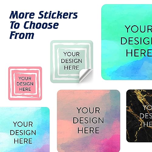 100 Custom Vinyl Stickers (100 Count)