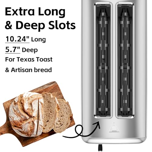 4 Slice Toaster (Silver)