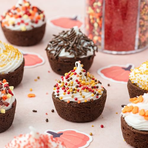 Fall Sprinkles 6 Cell Jar (6.45 Ounce)