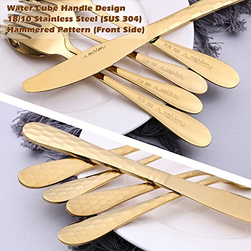 20 Piece Silverware Set for 4 (Gold)