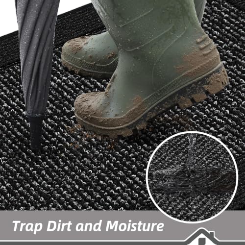 Indoor Door Mat 20" x 48" (Black / 20" X 48" (Rectangular))
