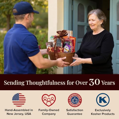Sympathy Gift Basket Sharing Your Heartfelt Condolences (Classic - 30 oz)