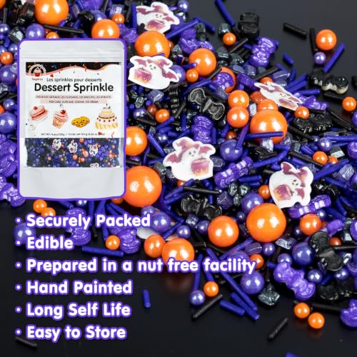 Edible Halloween Sprinkles (Halloween Ghost)