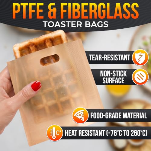 12 Pack Toaster Bags Reusable