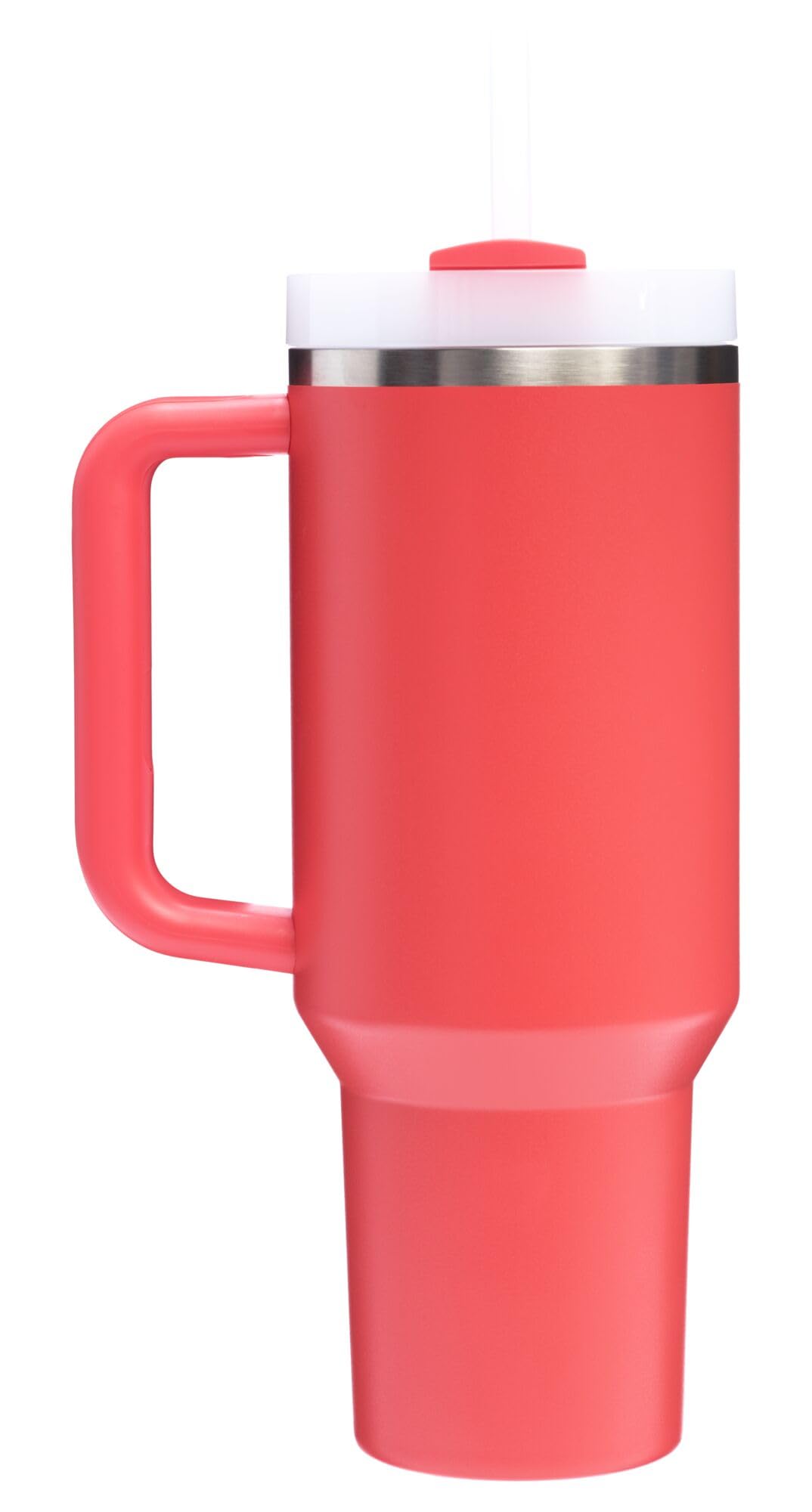Quencher H2.0 Tumbler with Handle and Straw 40 oz (40 Ounces / Hot Coral)