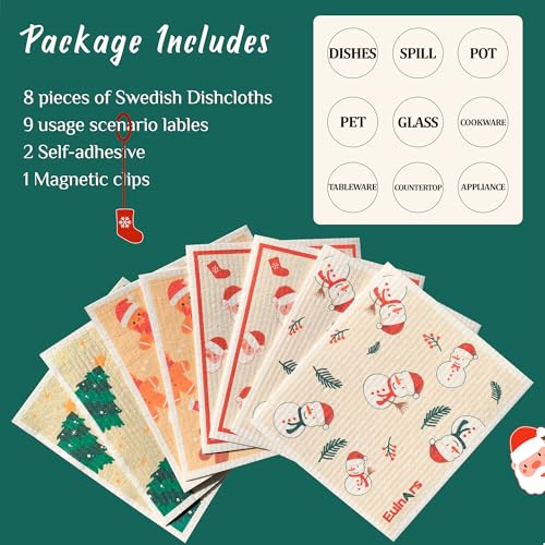 Reusable Paper Towels (Christmas)